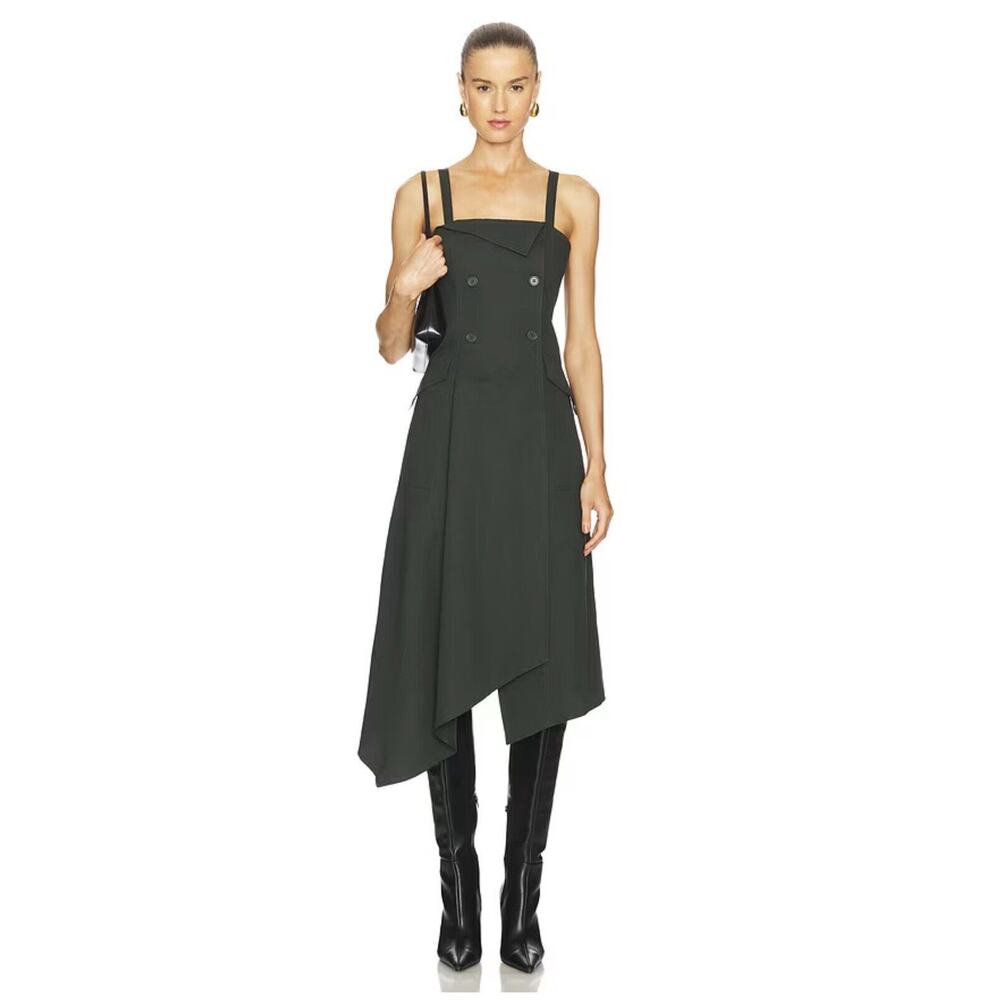 New A.L.C. Scarlett women’s Sleeveless Button-Front dress